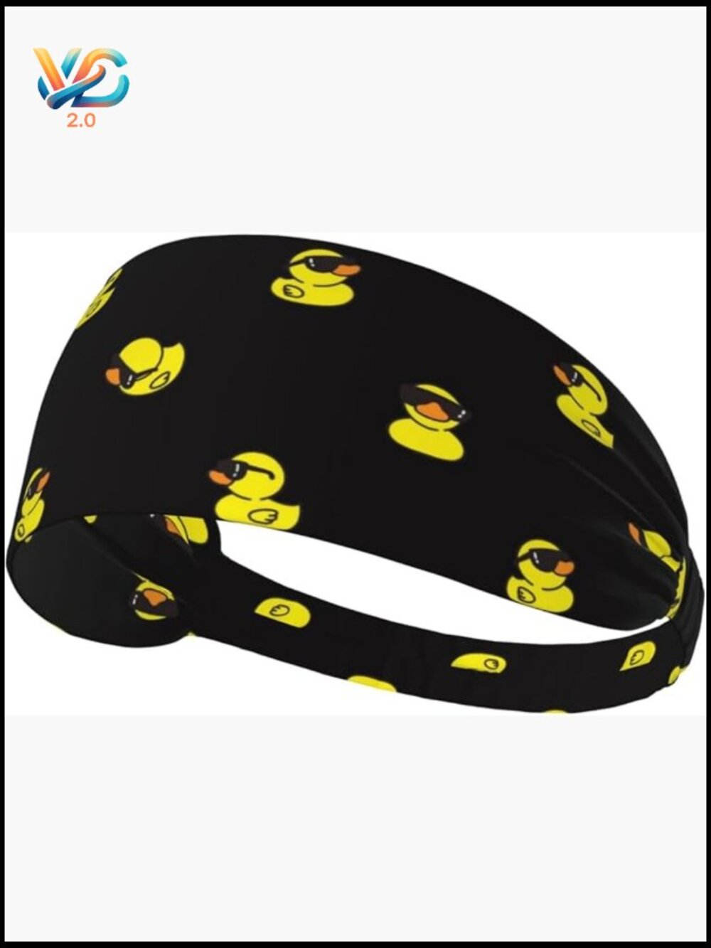 Sweat Wicking Sport Headband 4-Way Stretch Non-Slip for Running Yoga Fitness